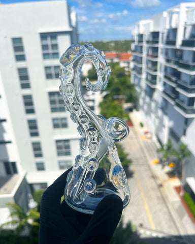 Ghost Accent Tentacle Traveler by Wicked Glass